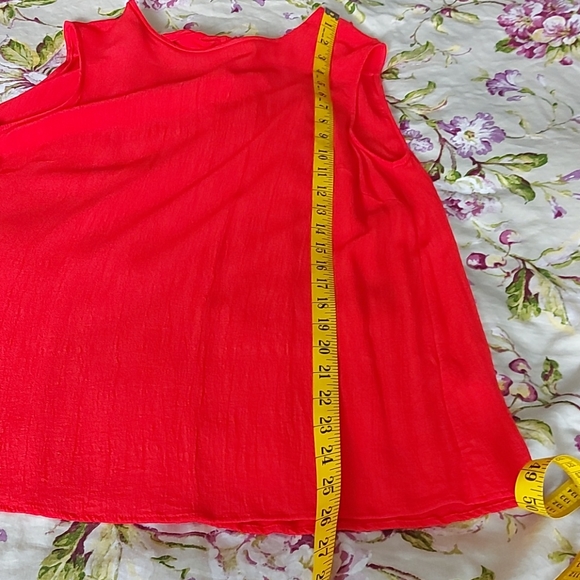 Esprit sleeveless red blouse - Picture 3 of 9